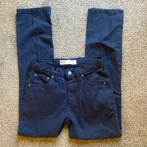 Levi’s 511 slim black boys sz 14 reg chinos pants